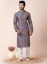 Mono Cotton  Multi Festival Wear Printed Readymade Kurta Pajama